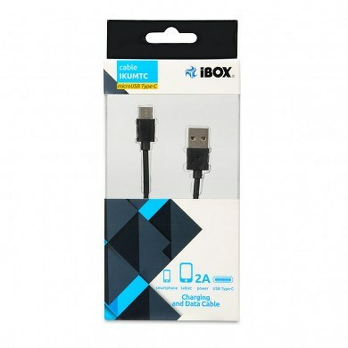 Cablu USB-C la USB Ibox IKUMTC Negru 1 m